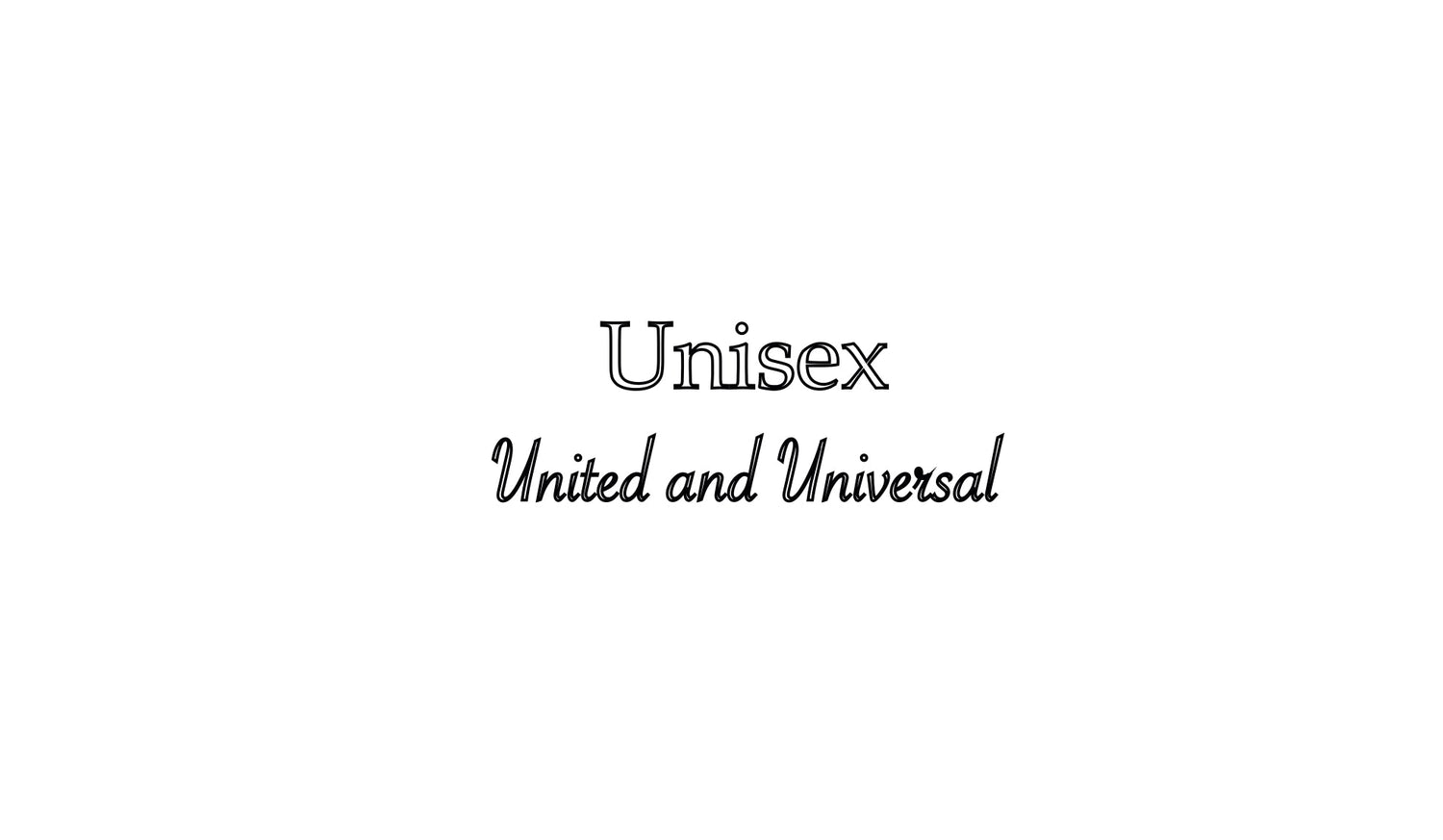 Unisex