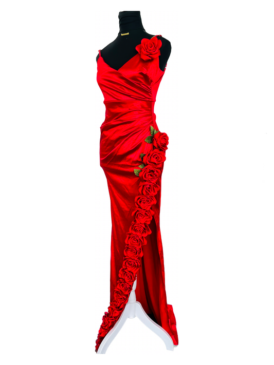 Dress Red Rose