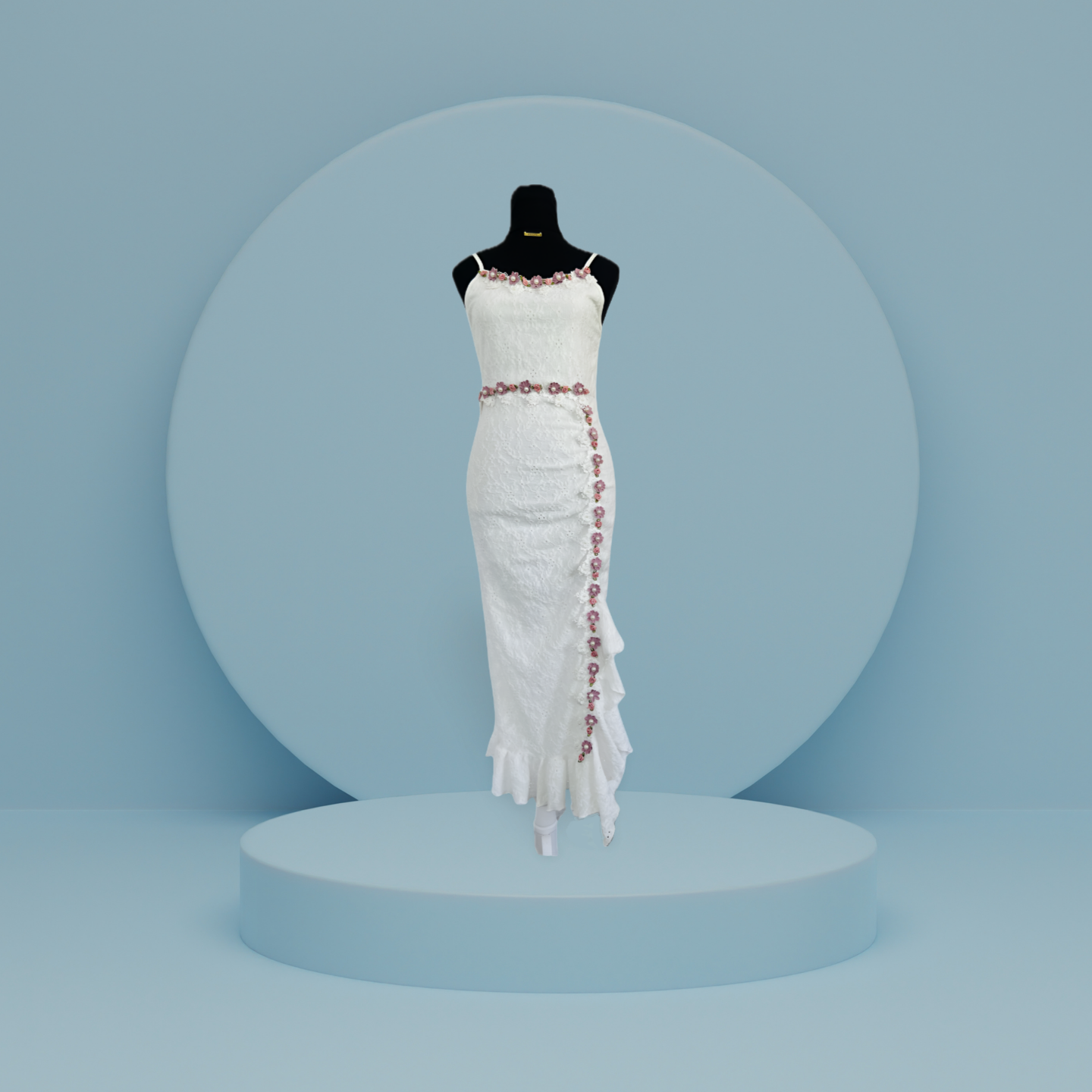 Fine White Dress MDY